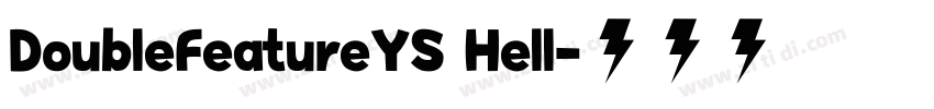 DoubleFeatureYS Hell字体转换